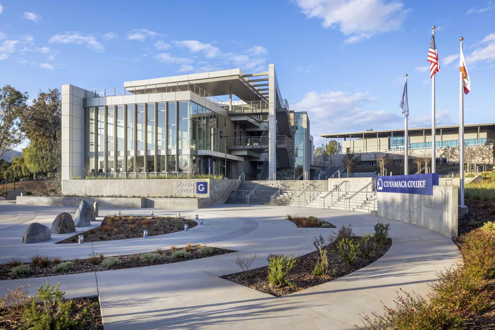 Student Services Building at Cuyamaca College San Diego Architectural