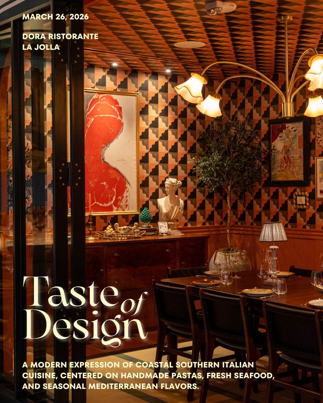 Taste of Design: Dora Ristorante La Jolla