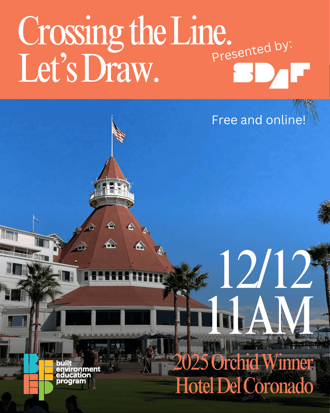 Crossing The Line. Hotel Del Coronado